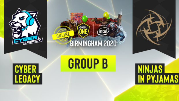 Dota2 - Ninjas in Pyjamas vs. Cyber Legacy - Game 2 - ESL One Birmingham 2020 - Group B - EU