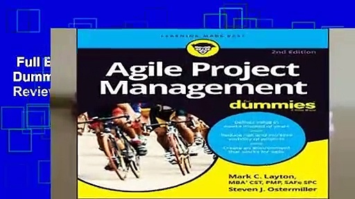 Full E-book  Agile Project Management For Dummies (For Dummies (Computer/Tech))  Review