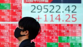 Asian shares track Wall St decline as bond yields rebound