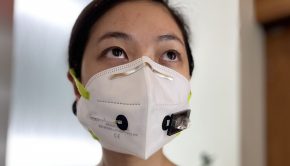Facemask Detects SARS-CoV-2 Using CRISPR-Based SHERLOCK Technology
