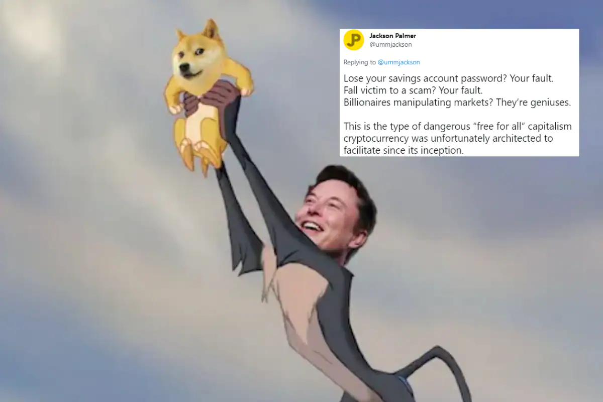 Dogecoin co-founder Jackson Palmer slams cryptocurrencies in Twitter rant.