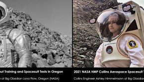 New spacesuit technology for moon and Mars exploration tested where Apollo astronauts once trained and tested spacesuits
