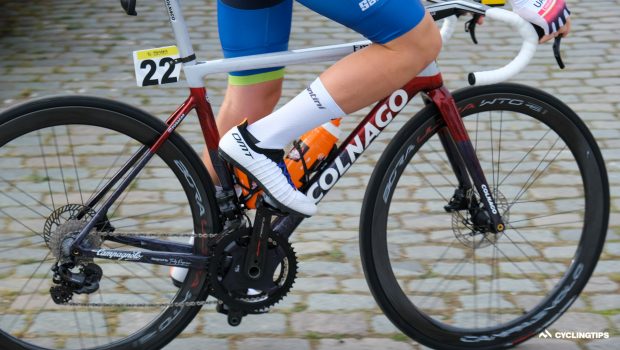 Pogačar's Ice & Fire Colnago has blockchain technology for theft prevention