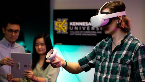 Kennesaw State professors develop virtual reality games to teach children cybersecurity basics