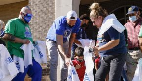 Mavs mark start of season, and school year, by donating technology and spirit kits to DISD schools