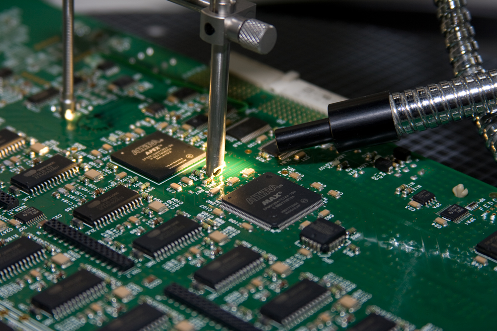 G&B Electronics produces printed circuit board assemblies, or PCBAs, for clients across a number of industries, including aerospace, audio, the medical sector and more from its base in Bordon. Credit: G&B Electronics