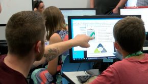 Students learn about cybersecurity, prepping for STEM careers