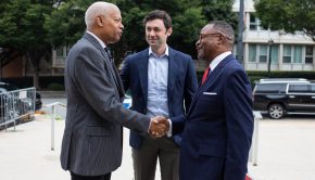 Sen. Ossoff, Rep. Johnson, and the AUC celebrate cybersecurity bill becoming law
