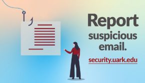 Use the "Report Message" button in Outlook if you think you have received a phishing email.