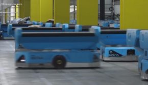 Amazon opens Suffolk facility powered largely by robotic technology