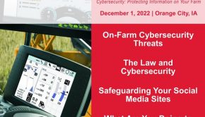Annual Dairy Discussions Seminar on Dec. 1 to focus on cybersecurity for farmers, food manufacturers and processors