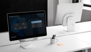 Desk 27 integrates Google conference call technology with single device