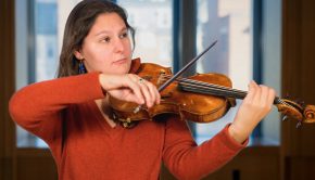 A recital reimagined: Yale violinist merges tradition, technology