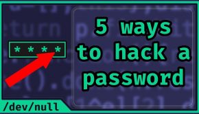 5 Ways To Hack A Password (Beginner Friendly)