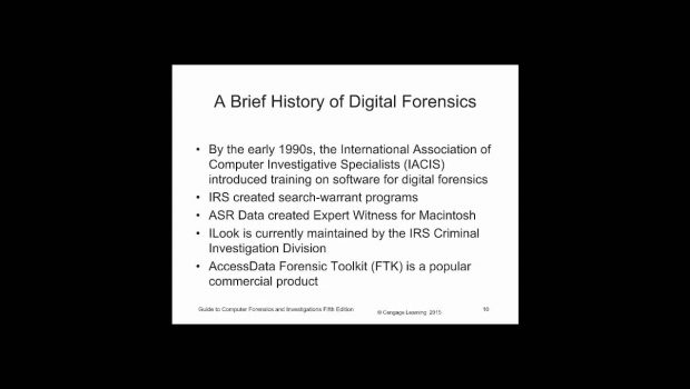 CF117 - Computer Forensics - Chapter 01 - Understanding The Digital Forensics and Investigations