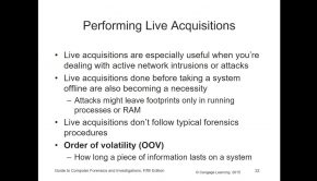 CF117 - Computer Forensics - Chapter 10 - VM - Live Acquisitions - and Network Forensics