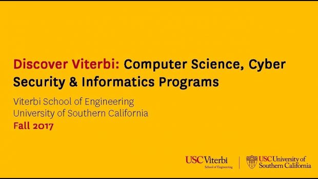 Discover Viterbi: Computer Science, Cyber Security Engineering & Informatics with Program Faculty
