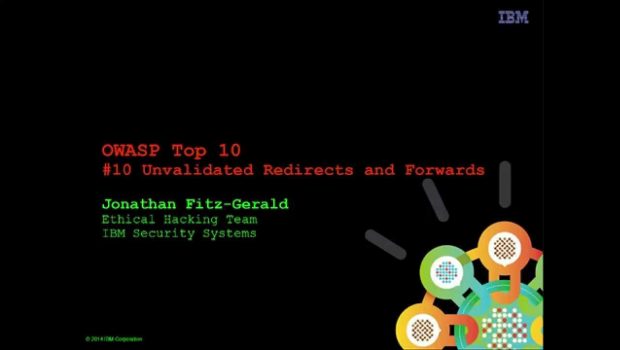 OWASP Top 10 Vulnerabilities #10 : Unvalidated Redirects and Forwards