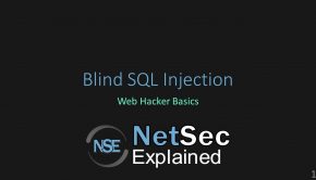 Web Hacker Basics 08 (Blind SQL Injection); featuring SQLmap