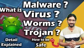 What is Malware? and its types || Difference Between Viruses, Worms and Trojans