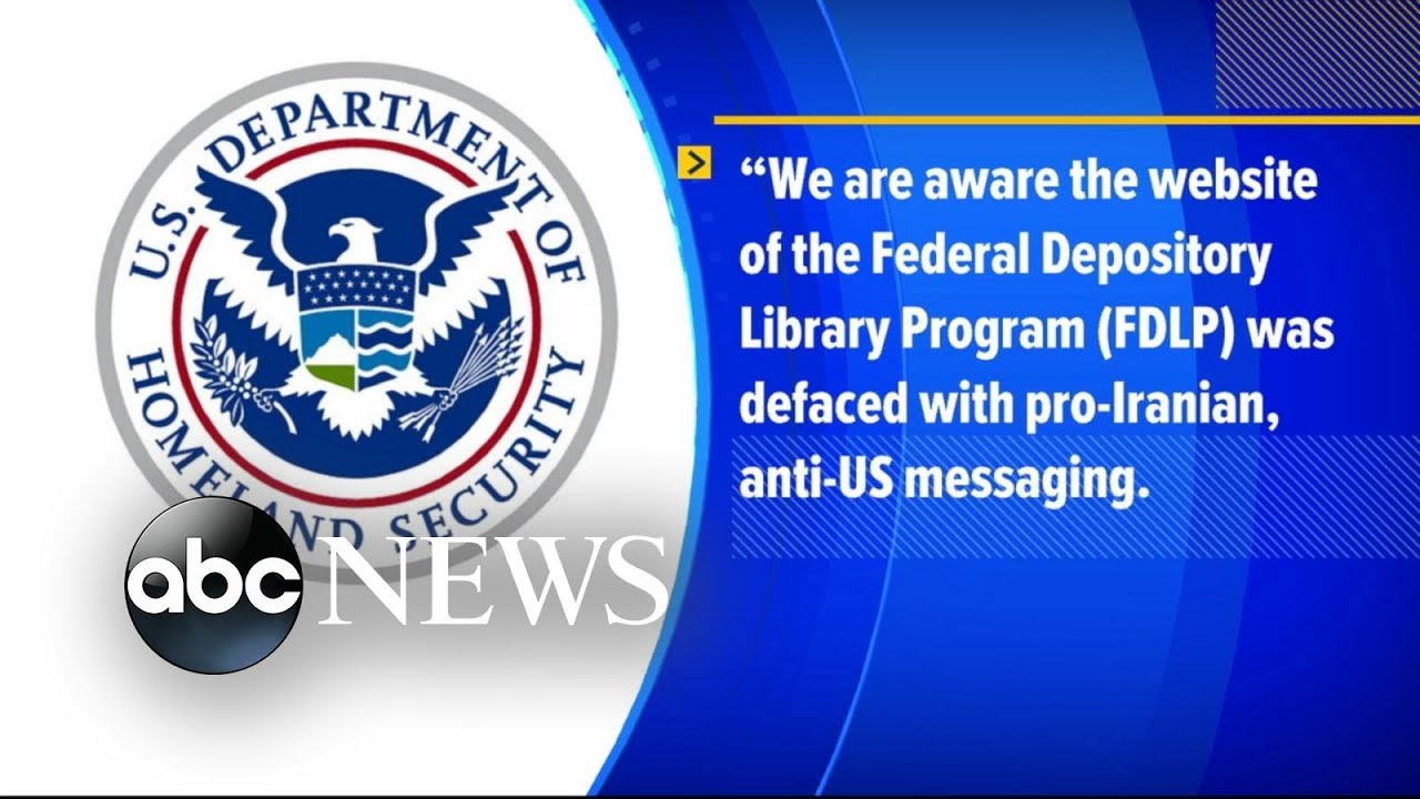 The Department of Homeland Security responds to federal website hack | ABC News