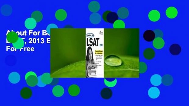 About For Books  Cracking the LSAT, 2013 Edition  For Free