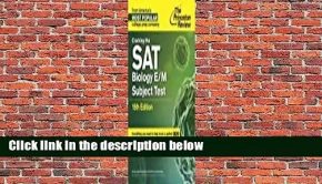 About For Books  Cracking the SAT Biology E/M Subject Test  Best Sellers Rank : #3
