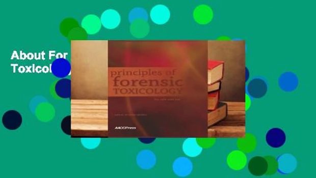 About For Books  Principles of Forensic Toxicology  Best Sellers Rank : #3