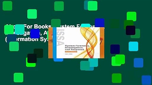 About For Books  System Forensics, Investigation, And Response (Information Systems Security