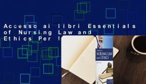 Accesso ai libri Essentials of Nursing Law and Ethics Per Ipad