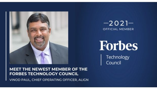 Align's Vinod Paul Accepted Into Forbes Technology Council