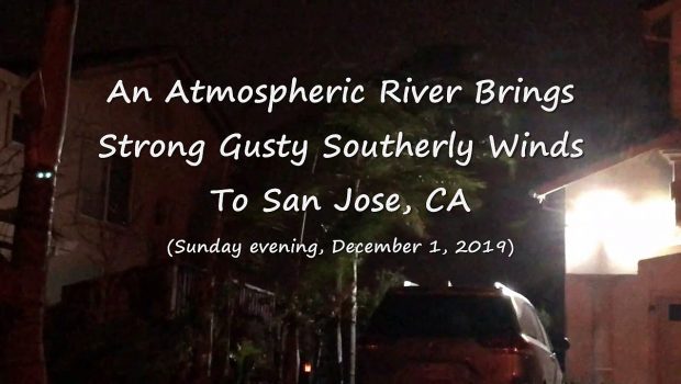 An Atmospheric River Batters California With High Winds (12-1-2019)