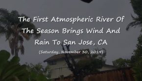 An Atmospheric River Batters California With Wind and Rain (11-30-2019)