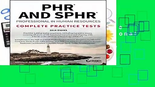 Any Format For Kindle  PHR and SPHR Professional in Human Resources Certification Complete
