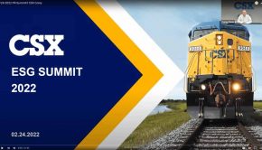 At ESG summit, CSX’s Davis discusses the role technology plays in the railroad’s fuel strategy - RailPrime | ProgressiveRailroading - Subscribe Today