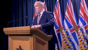 B.C. premier participates in conference call with PM