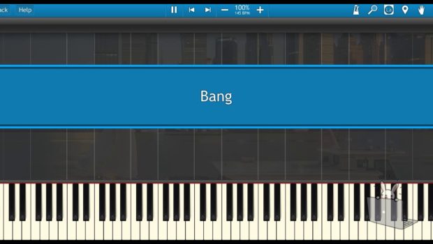 Bang!-AJR (Piano Tutorial Synthesia)