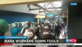 Bara workers down tools