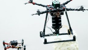 Bee-inspired technology uses aerial drones to 3D-print structures