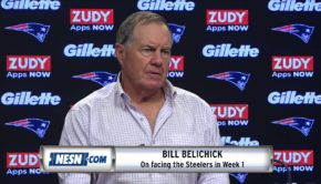 Bill Belichick Patriots Vs. Steelers Week 1 Wednesday Press Conference