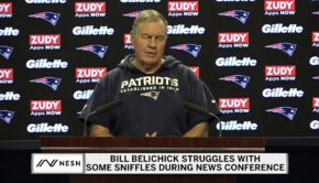 Bill Belichick Struggles With Some Sniffles During Press Conference