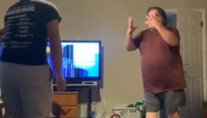 Brothers Prank Dad By Pretending That They Broke Television Screen