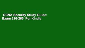 CCNA Security Study Guide: Exam 210-260  For Kindle