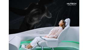 [CES 2022] Hutech's Massage Chair, With Innovative Technology 'Sonic Wave Presents the Future Direction of the Mobility Industry