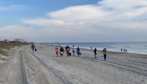 CFCC's Marine Technology Club hosts Wrightsville Beach clean up