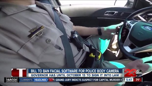 California bill looks to ban facial recognition software from police body cameras
