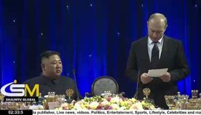 Cheers! Putin and Kim toast to deeper friendship and cooperation at summit