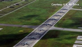 China air force video shows simulated attack on U.S. base