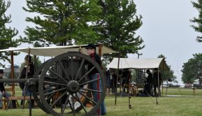 Civil War Technology Living History Day persists through rainy weather |