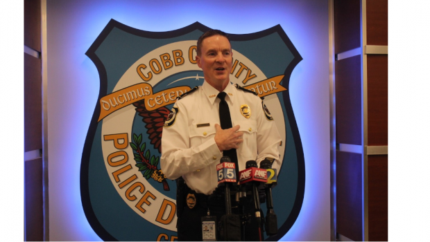 Cobb police chief discusses facial recognition technology at press conference